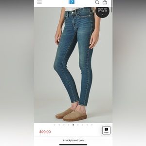 AVA Mid-rise Skinny Lucky Jeans